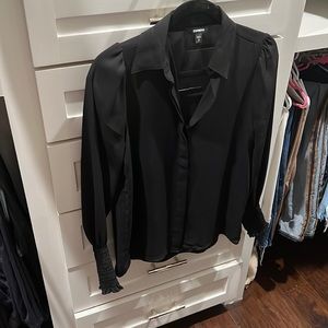 Express black xs blouse